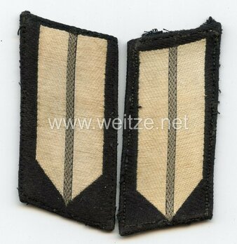 RAD 2nd Pattern Obertruppführer & Truppführer Collar Tabs Obverse