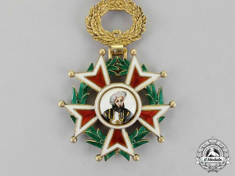 Order of the Brilliant Star of Zanzibar, Type IV, V Class Knight (with portrait) Obverse