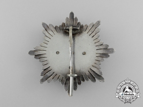 Cross Breast Star (1938-1942) (silver, bronze silvered) Reverse