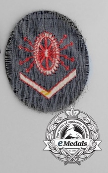 Kriegsmarine Electric Technics Course Grade III Insignia Type II Reverse