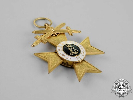 Order of Military Merit, Military Division, I Class Military Merit Cross (without crown) Obverse