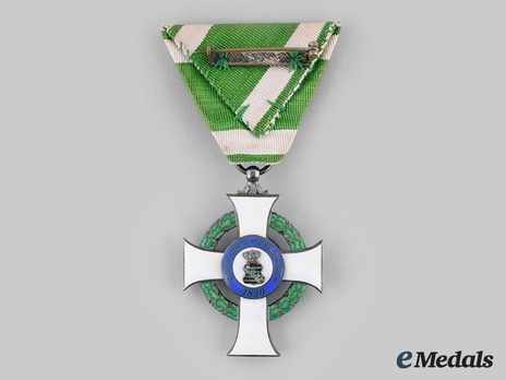 Albert Order, Type II, Civil Division, I Class Knight (in silver gilt) Reverse