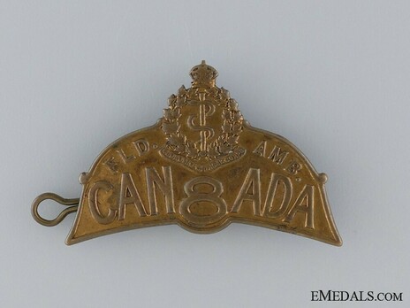 8th Field Ambulance Other Ranks Shoulder Title Obverse