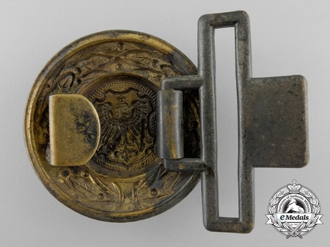 Firefighters Regional Officer Belt Buckle (East Prussia version) Reverse