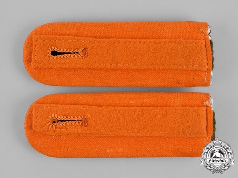 German Rural Police Oberwachtmeister Type II Shoulder Boards Reverse
