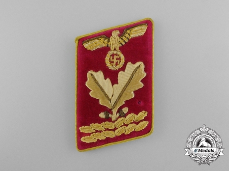 NSDAP Haupt-Bereichsleiter Type IV Reich Level Collar Tabs Obverse