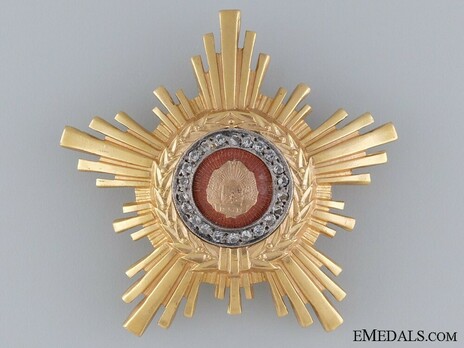 Order of the Star of Romania, II Class Decoration (version 5) Obverse