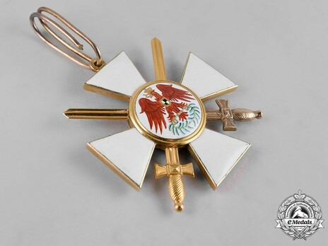 Order of the Red Eagle, Type IV, Military Division, II Class Cross Obverse