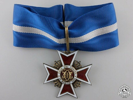 Order of the Romanian Crown, Type II, Civil Division, Grand Officer's Cross Obverse