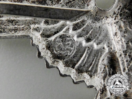 Allgemeine SS Metal Cap Eagle Type II, by F. Wagner (cupal) Detail