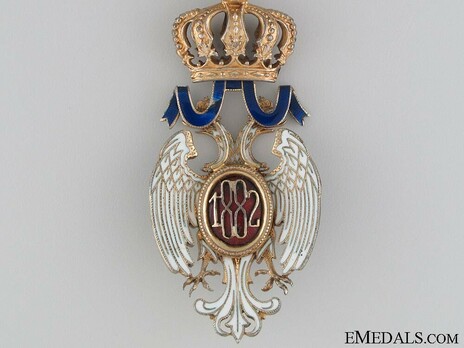 Order of the White Eagle, Type II, Civil Division, III Class Reverse