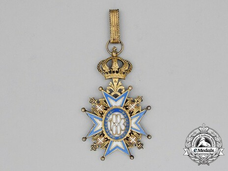 Order of Saint Sava, Type III, I Class Reverse