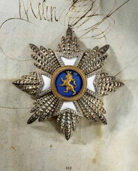 Wilhelm Order, Grand Cross Breast Star (in silver and gold) Obverse