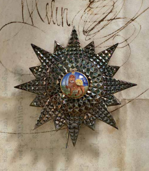 Order of the Lion and Sun, Type III, I Class Breast Star (with statant lion)