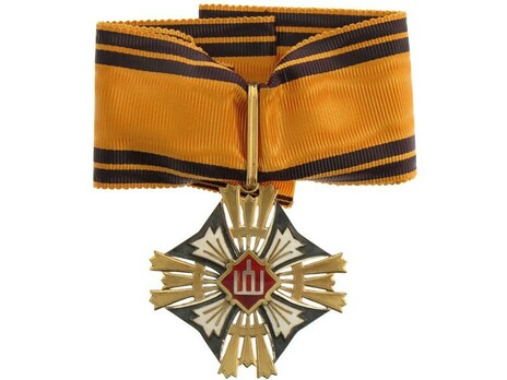 Order of Gediminas, Type II, III Class Cross Obverse