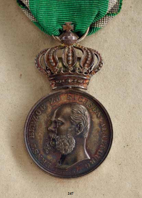 Art+and+science+medal%2c+type+i%2c+silver+with+crown%2c+obv+