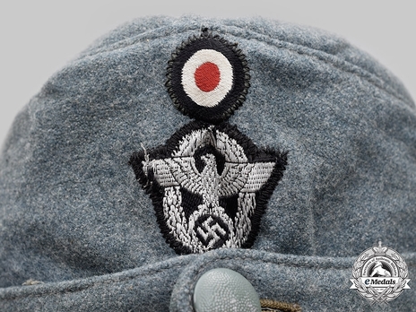 German Police NCO/EM's Cloth Cockade Insignia Obverse