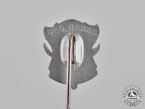 Deutsche Jägerschaft Membership Badge (stickpin version) Reverse