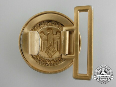 German Army General's Dress Belt Buckle Reverse