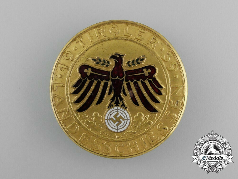 Tyrolean+marksmanship+gau+achievement+badge%2c+type+iii%2c+in+gold+1
