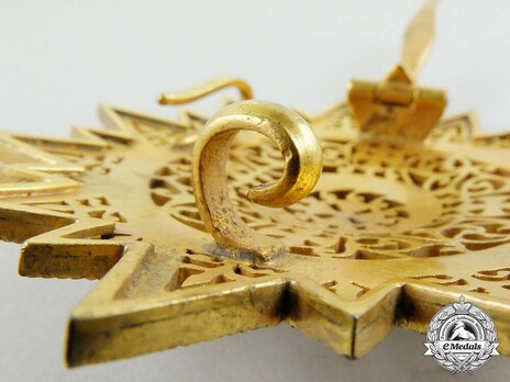 Order of the Star of Ethiopia, Grand Cross Breast Star (in Bronze gilt) Reverse Detail