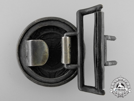 Firefighters Regional Officer Belt Buckle (Lower Silesia version) Reverse