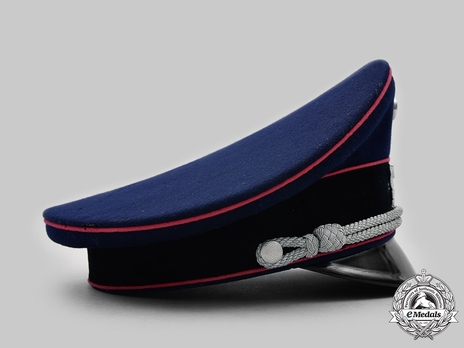 Firefighters Officer Blue Visor Cap Right