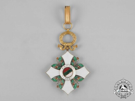 Order of Civil Merit, Type IV, III Class Commander Reverse