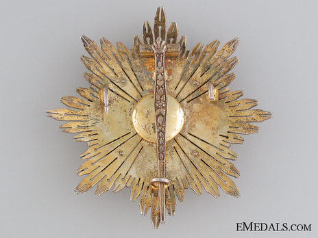 Grand Cross Breast Star (white distinction) Reverse