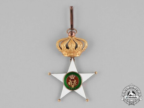 Order of the Colonial Star of Italy, Commander Cross Obverse