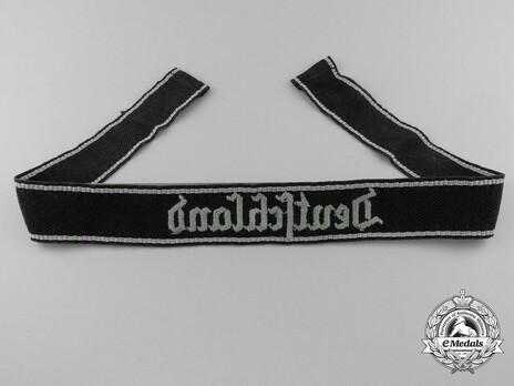 Waffen-SS Deutschland NCO/EM's Cuff Title Reverse
