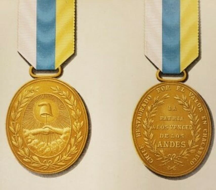 La+patria+a+los+vencedores+de+los+andes+oro