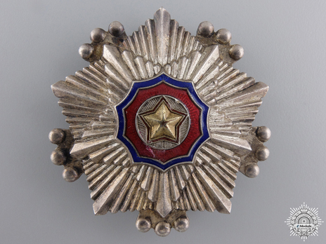 Order of the National Flag, III Class Obverse
