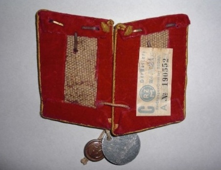 NSDAP Helfer Type IV Reich Level Collar Tabs Reverse