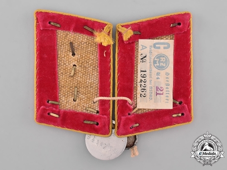 NSDAP Haupt-Abschnittsleiter Type IV Reich Level Collar Tabs Reverse