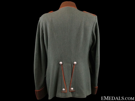 German Rural Police Officer's Service Tunic Reverse