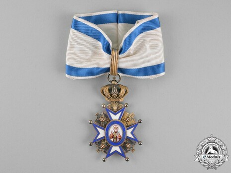 Order of Saint Sava, Type I, III Class Obverse