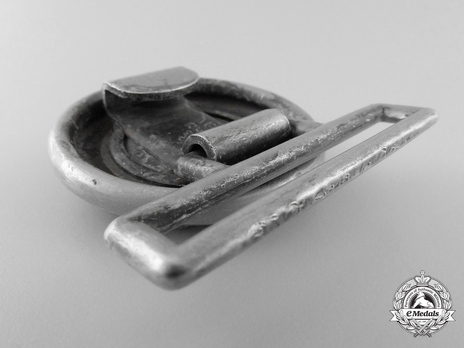 RAD Officer's Belt Buckle Reverse