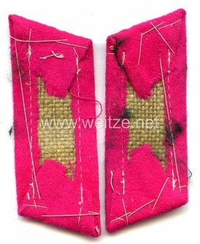 Firefighters 2nd Pattern Enlisted Ranks Collar Tabs (professional version) Reverse