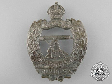 3rd Machine Gun Company Other Ranks Cap Badge Obverse