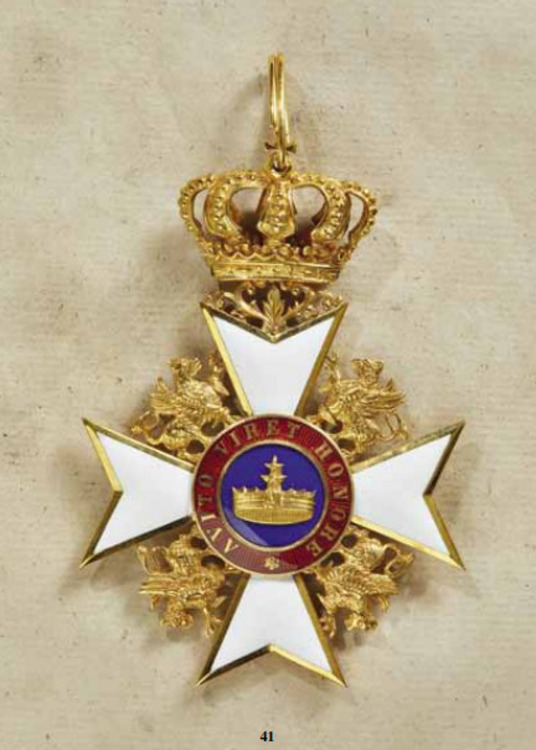 Order+of+the+wendish+crown%2c+civil%2c+commander+cross%2c+gold%2c+obv+