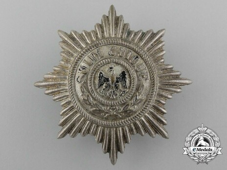 Guard Helmet Star (in silver gilt) Obverse