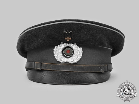 German Red Cross Enlisted Ranks Visor Cap Front