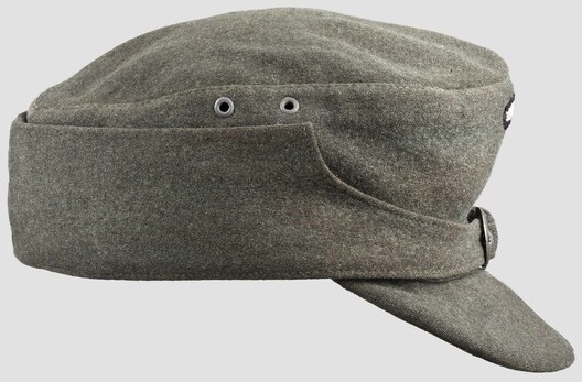 Waffen-SS NCO/EM's Mountain Cap (buckled version) Right