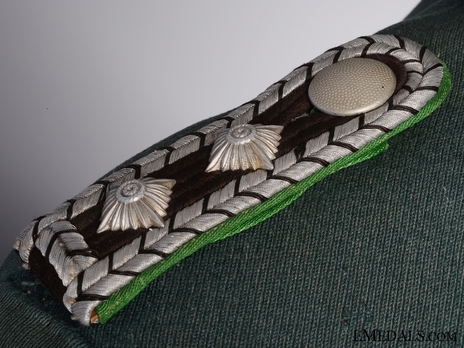 German National Police Hauptwachtmeister Type II Shoulder Boards Obverse