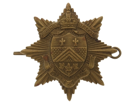 Le Regiment De Levis Other Ranks Cap Badge Obverse