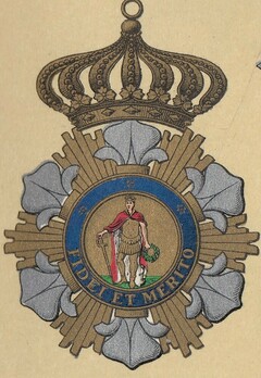 Royal Order of Saint Ferdinand and of Merit, Grand Cross Obverse
