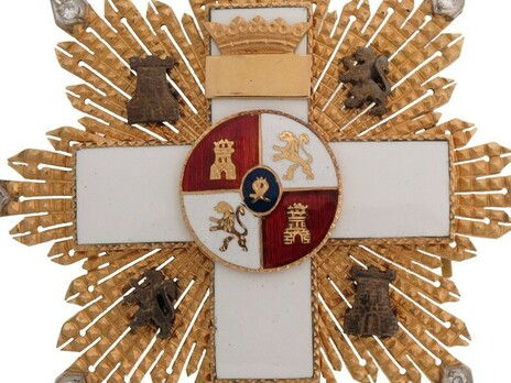 3rd Class Breast Star (white distinction pension) Obverse