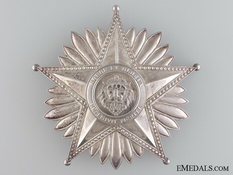 Grand Officer Breast Star Obverse