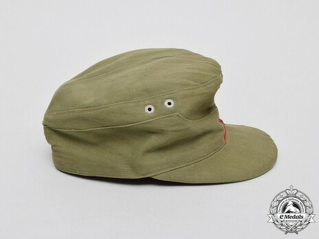 Afrikakorps Heer Staff NCO/EM's Visored Field Cap with Soutache Right Side